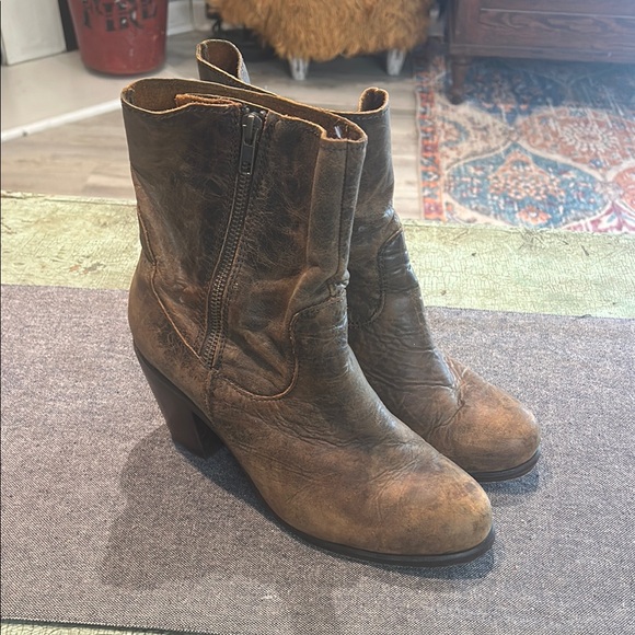 Corral Women’s Rosalie Indie Spirit Brown Western Ankle Boots Size 9 Festival - Picture 2 of 7